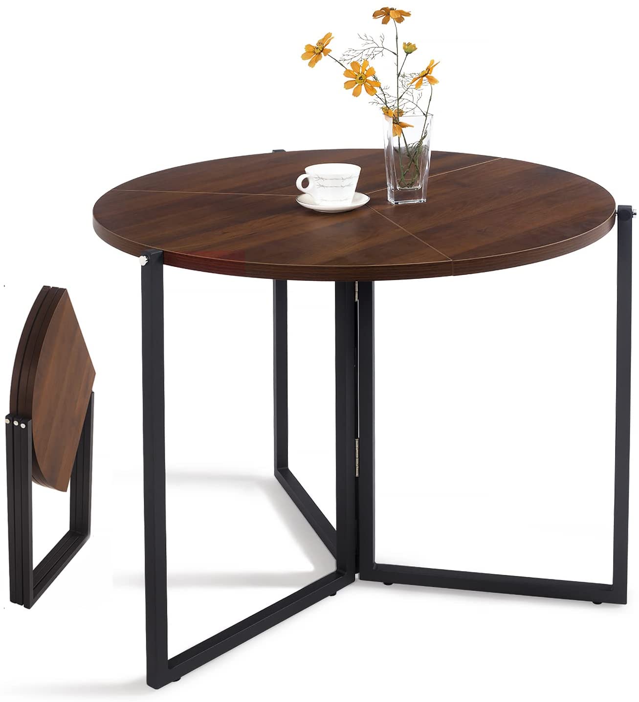 Multifunction Round Folding Space Saver Table