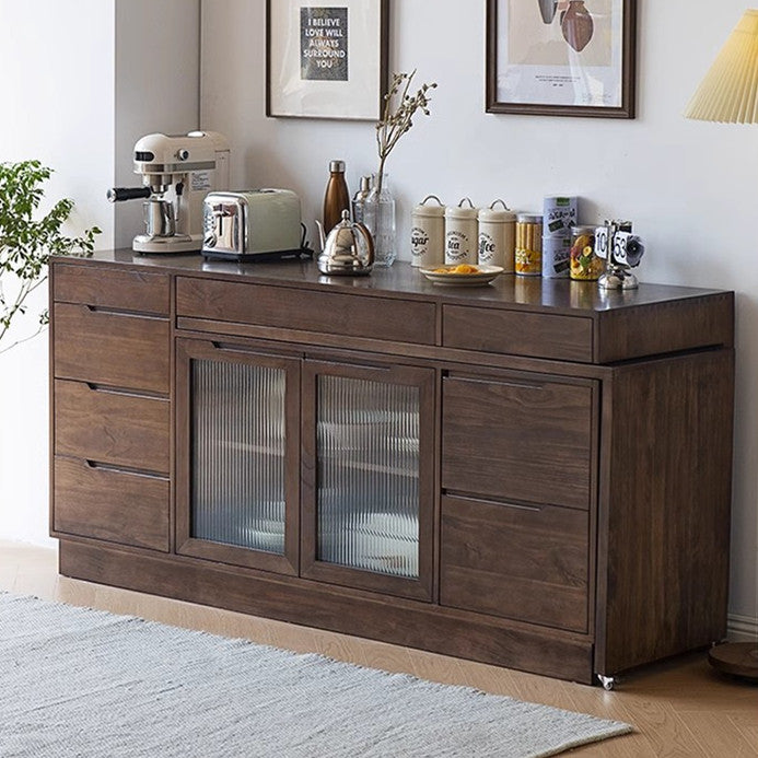 Limited time sale -Multipurpose Sideboard Cabinet with Rotating Tabletop