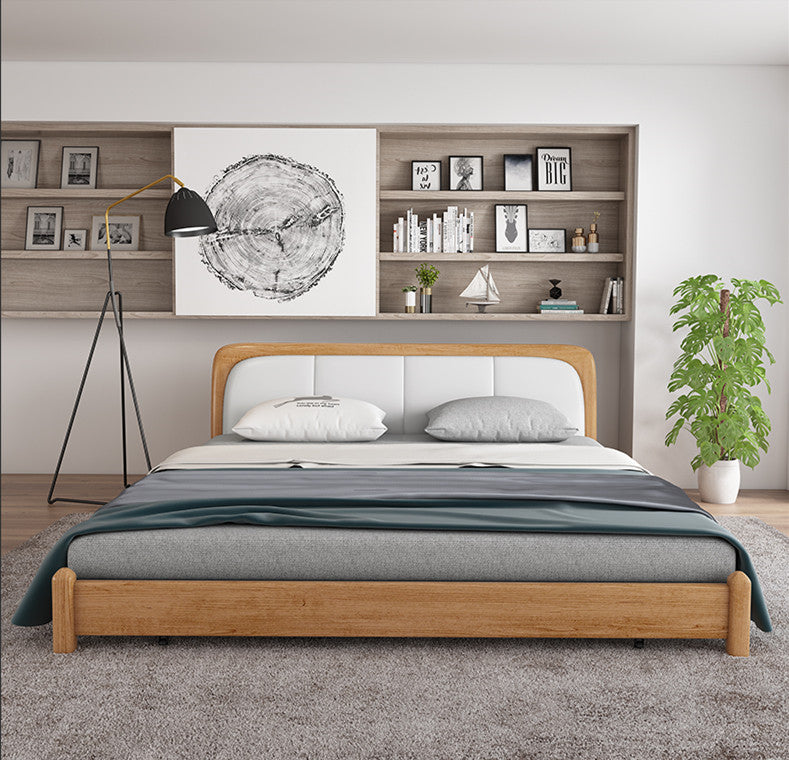 Solid Wood Frame Modern Convertible Sofa Bed With Underneath Storage