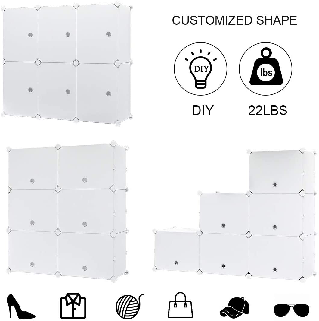 Portable Shoe Rack Organizer Expandable for Heels, Boots, Slippers-3 Size Available