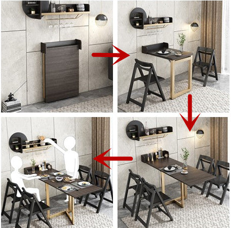 Limited time sale -2020 New Arrival Apartment Wall Mounted Folding Mini Flat Dining Table