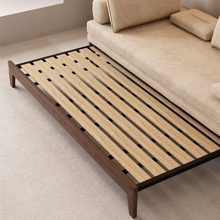 Japandi Movable Back Cushions Pull Out Sofa Bed