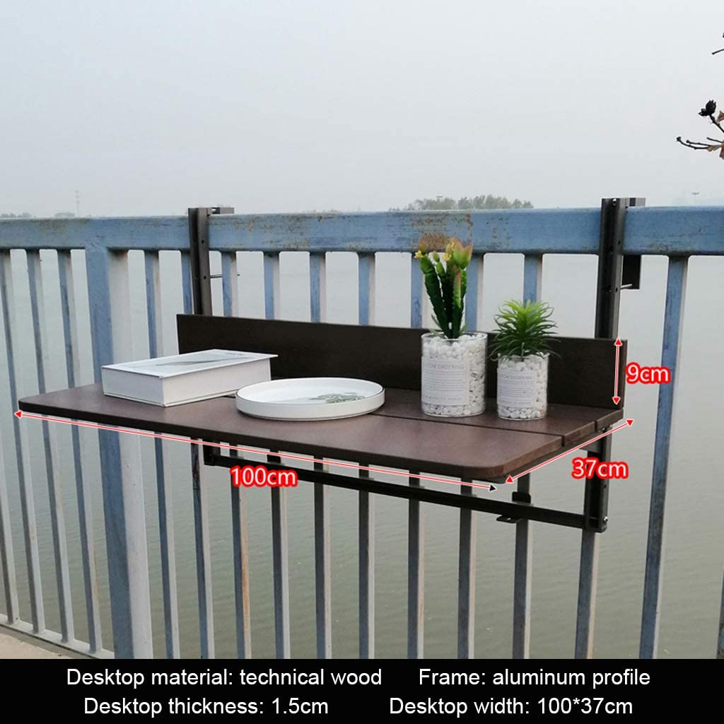 Folding Balcony Bar Table for Railings