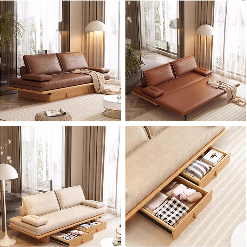 Limited time sale -Tatami Pull Out Sofa Bed With Underneath Storage Drawers