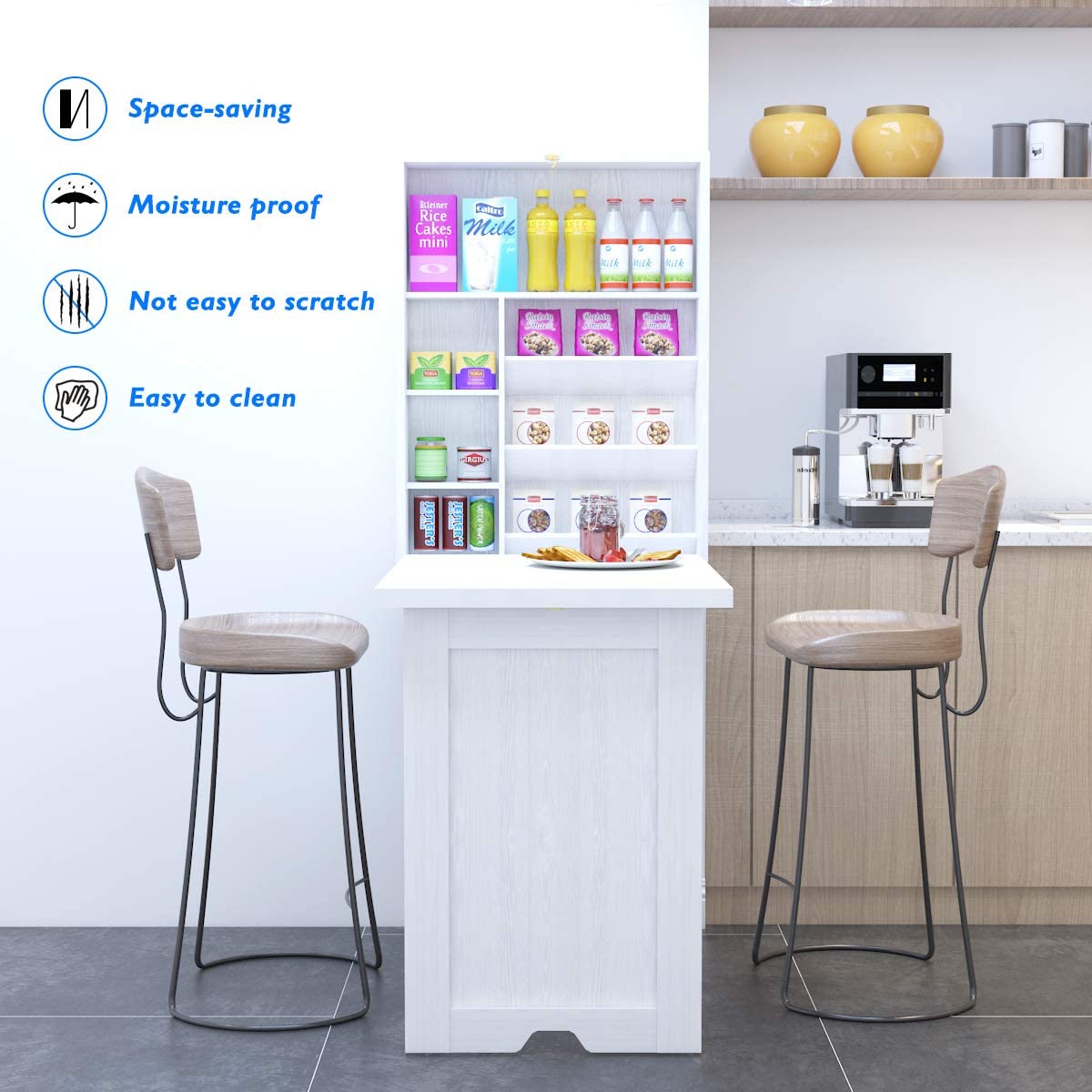 Limited time sale -Fold Out Wall Mounted Multi-Function Computer Desk