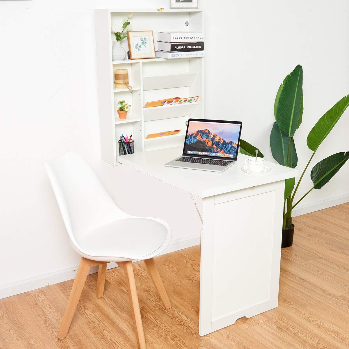 Limited time sale -Fold Out Wall Mounted Multi-Function Computer Desk