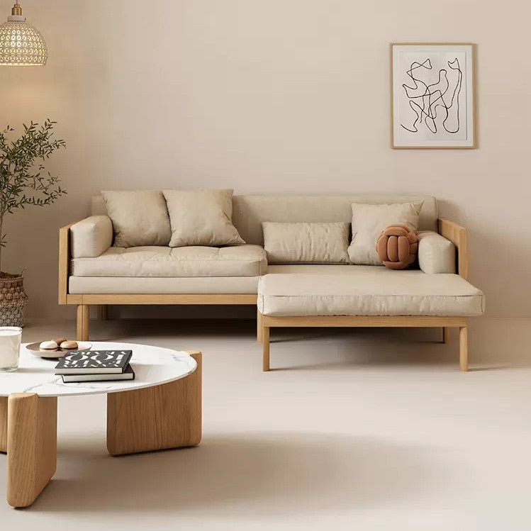 Janpandi Pull Out Multifunction Solid Wood Frame Sofa Bed