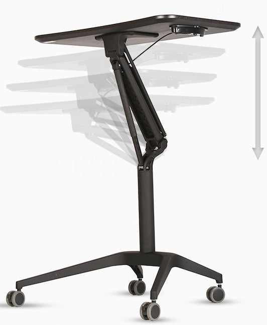 Limited time sale -Pneumatic single leg sit to stand desk height adjustable workstation