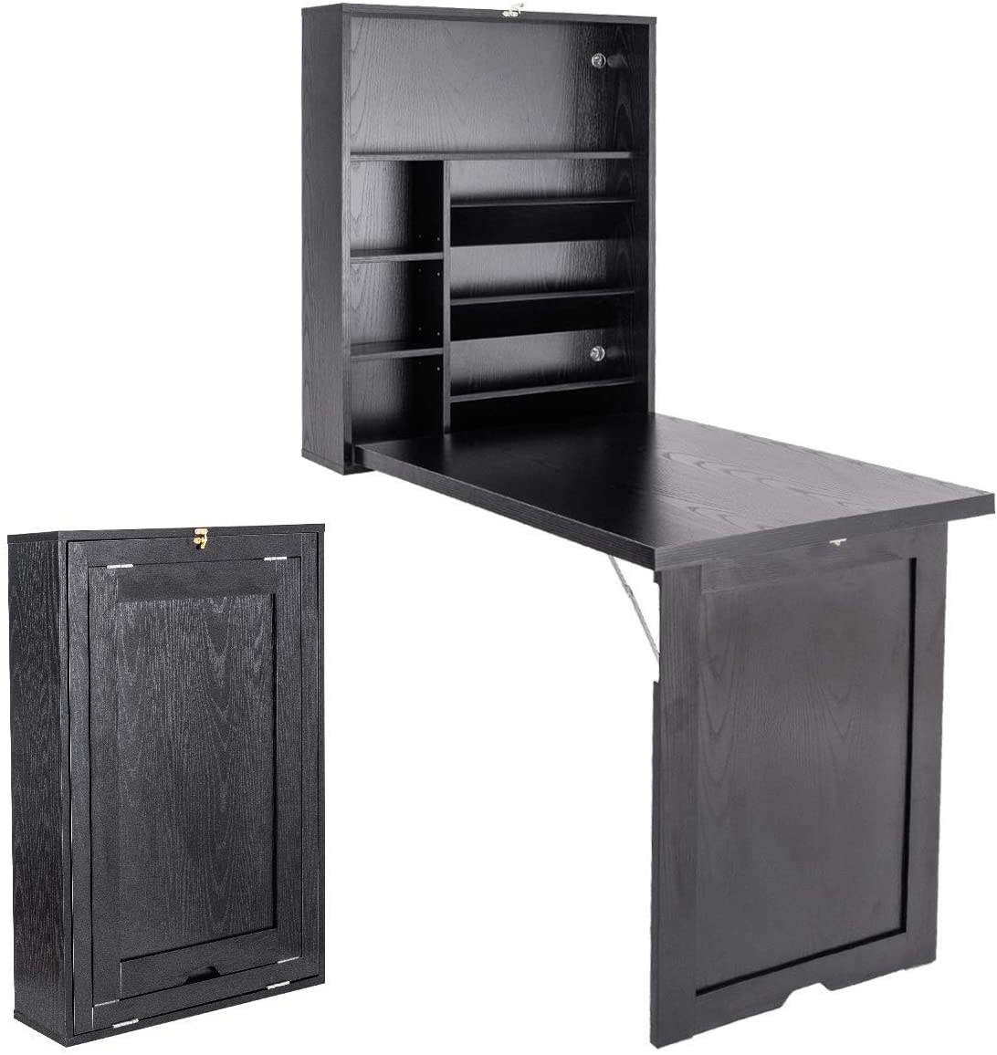 Limited time sale -Fold Out Wall Mounted Multi-Function Computer Desk