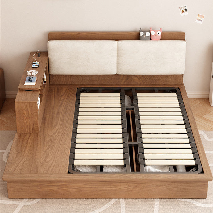 Lift Up Storage Bed With Rotating Desk and Drawers