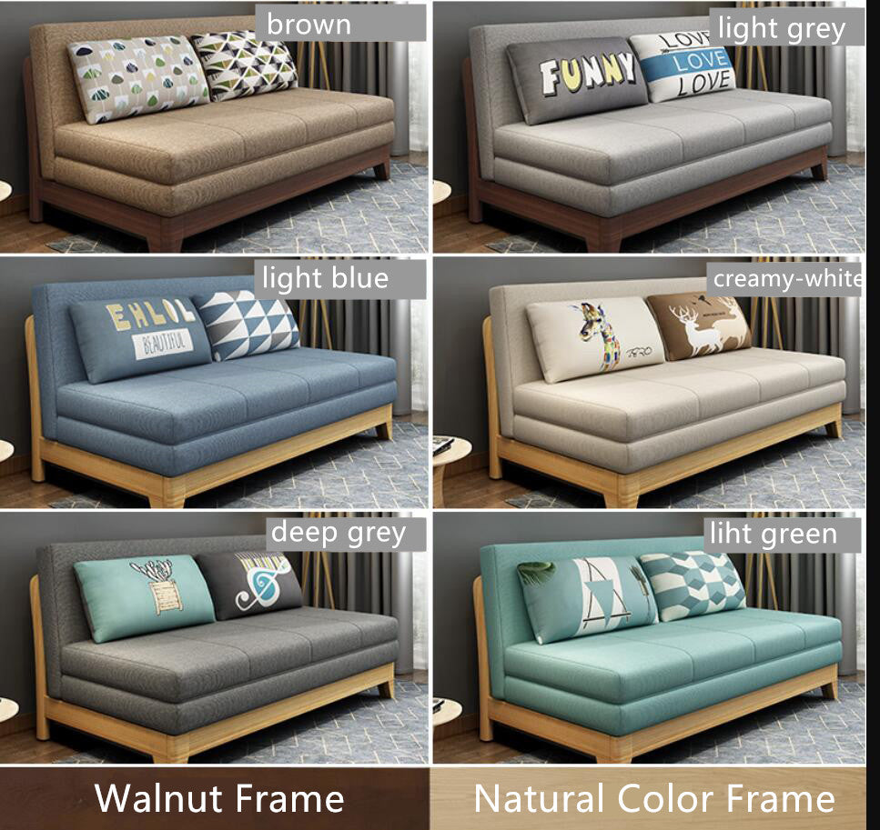 Sofa Bed With Underneath Storage and Night Light