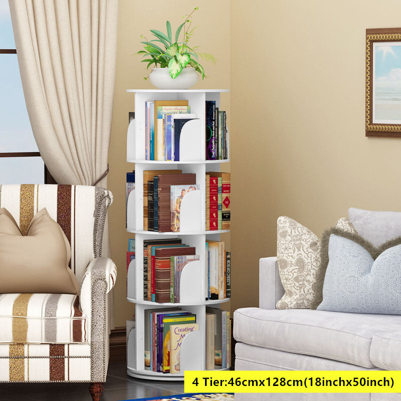 Limited time sale -2-5 Tier 360° Rotating Stackable Shelves Bookshelf Organizer