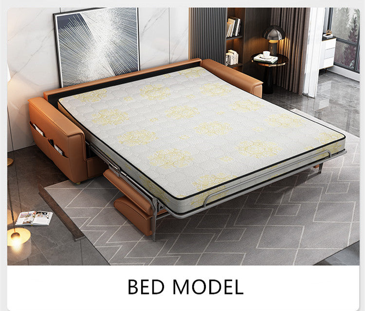 Leathaire Sleeper Sofa Bed With Mattress