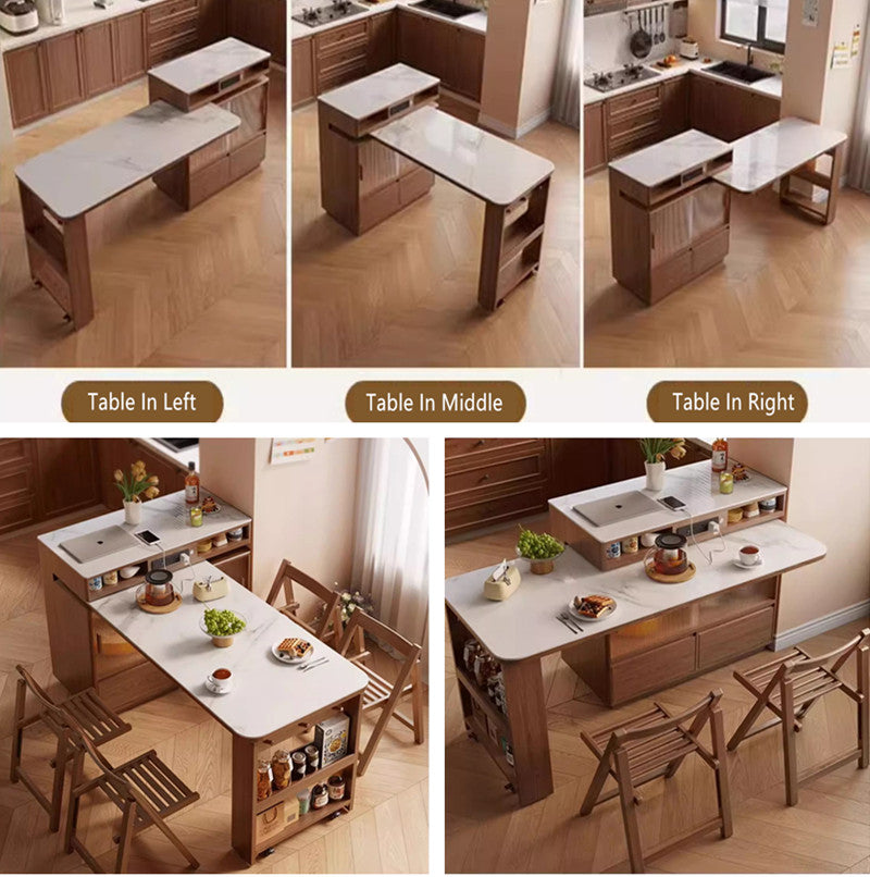 Limited time sale -Elegant Rotating Island Table