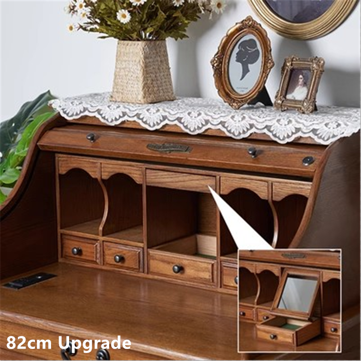 Roll Top Secretary Vanity Desk