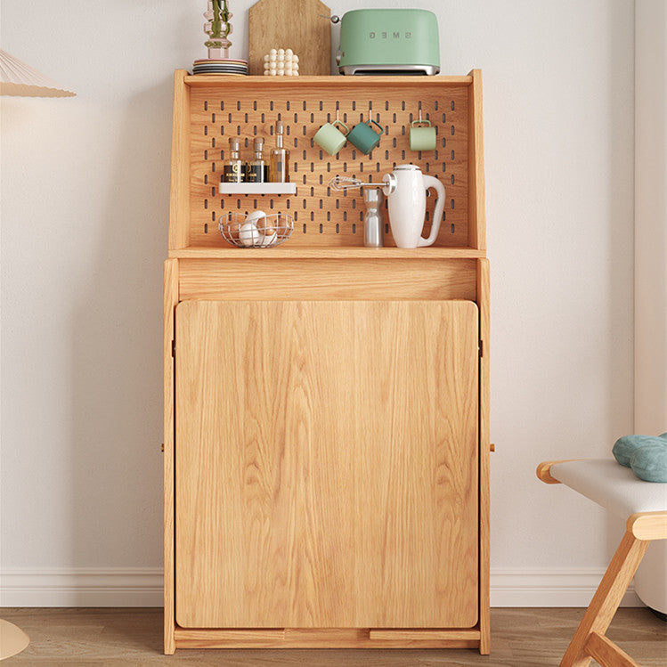 Foldable and Expandable Dining Table with Peg Board