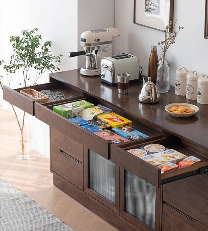 Limited time sale -Multipurpose Sideboard Cabinet with Rotating Tabletop