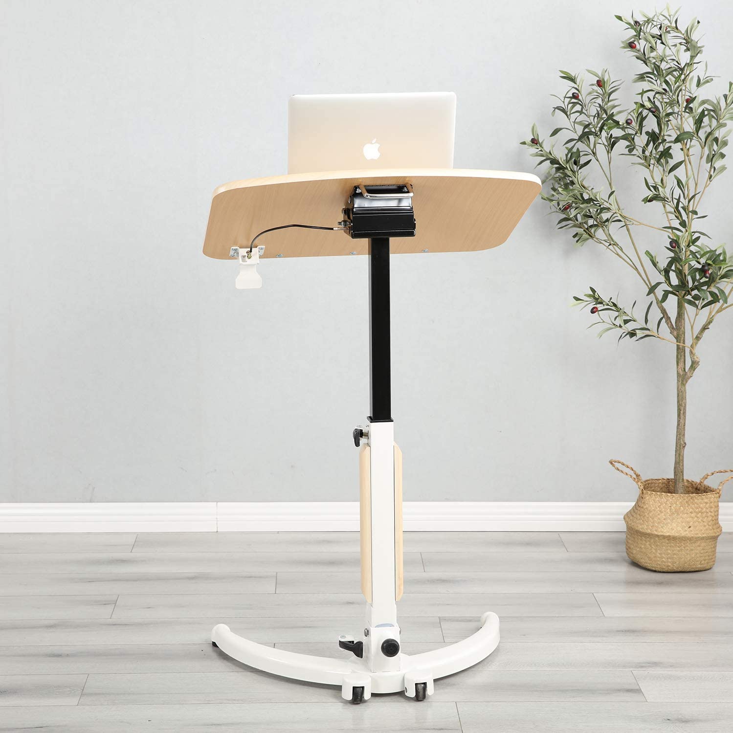 Limited time sale -Foldable Movable Stand up Desk, Overbed Bed Table, Sofa Side Table