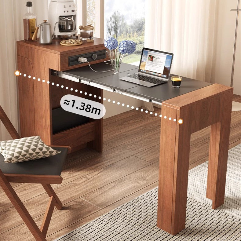 Space Saving Designed Mini Extendable Console Table For Apartments and Compact Room
