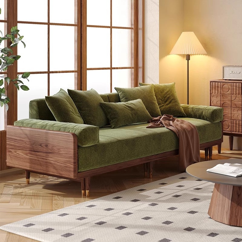 Best Selling -Japandi Solid Wood Frame Sofa Bed