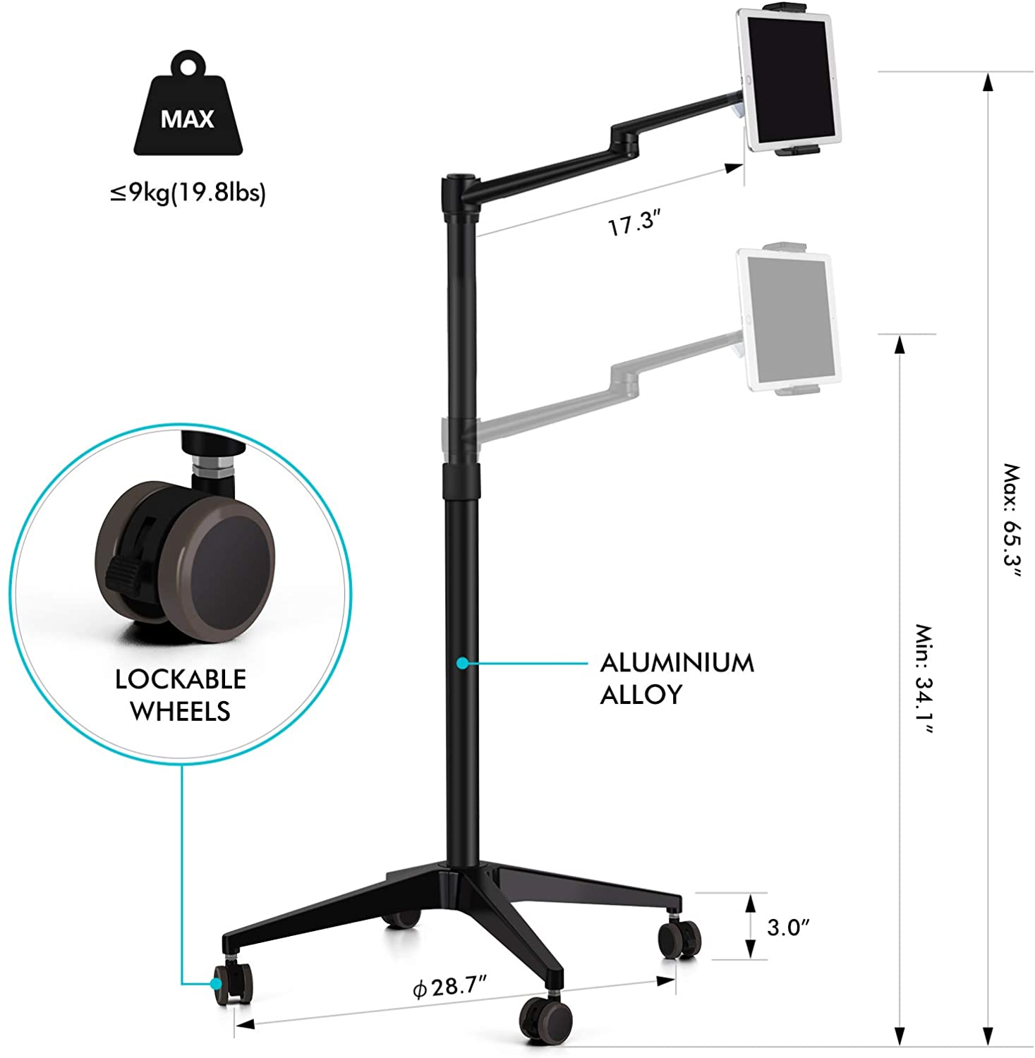 Limited time sale -Selfie Live Floor Stand Set 5-in-1