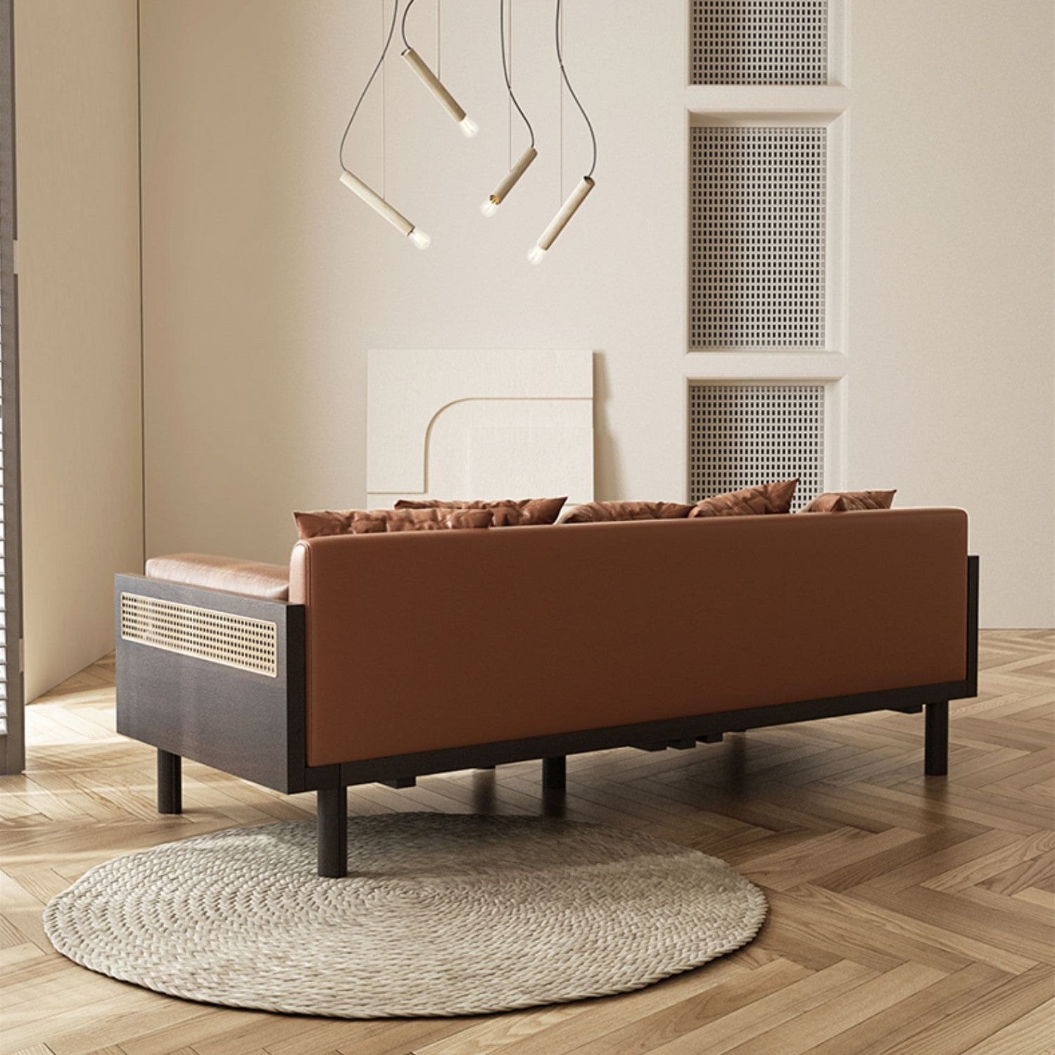 Janpandi Pull Out Multifunction Solid Wood Frame Sofa Bed