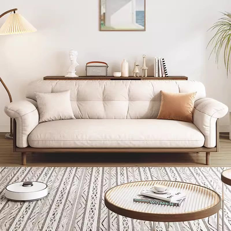 Limited time sale -Japandi Style Upholstered Cotton Linen Sofa