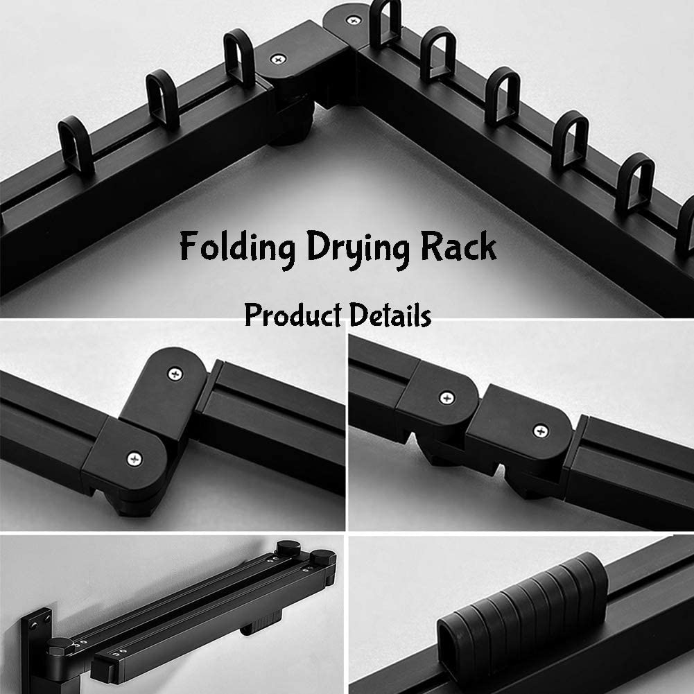 Adjustable and Retrackable Space-Saver Clothes Drying Rack