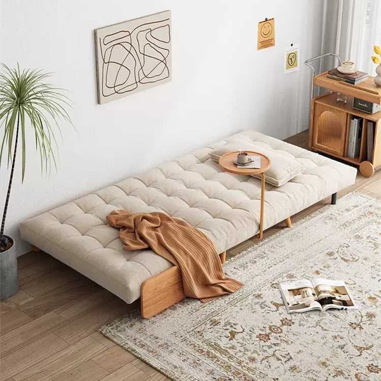 🔥【Clearance sale, last day】Adjustable Loveseat Sofa Bed with Rotating Armrest Tray