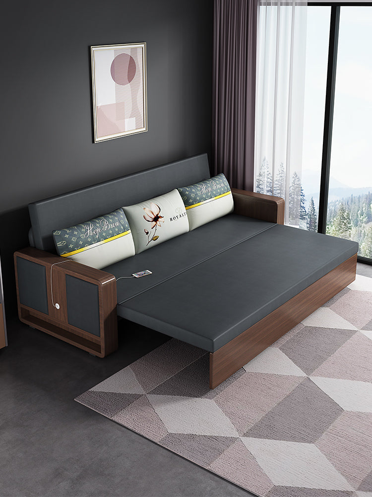 Sofa Bed With Liftable and Expandable Coffee Table