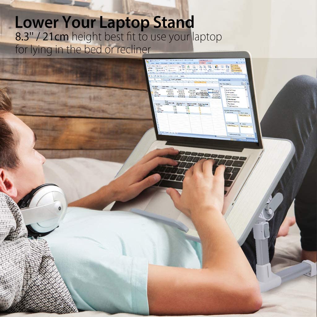 Limited time sale -Height Adjustable Laptop Bed Table