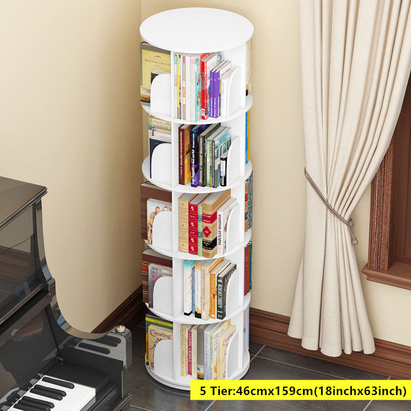 Limited time sale -2-5 Tier 360° Rotating Stackable Shelves Bookshelf Organizer