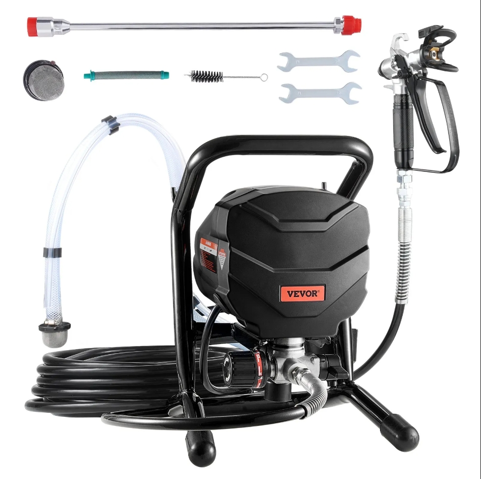 ❤️‍🔥Stand Airless Paint Sprayer Electric Paint Sprayer Machine 650W 3000PSI