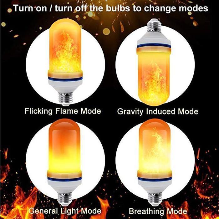 🎃Led Flame Effect Fire Light Bulbs