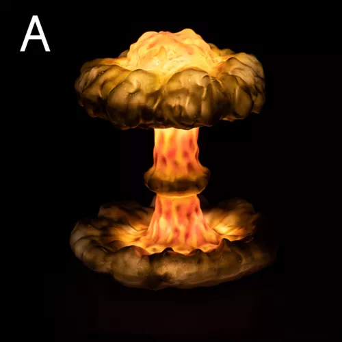 Creative 3D Mushroom Cloud Night Lamp