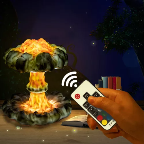 Creative 3D Mushroom Cloud Night Lamp