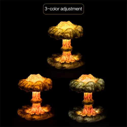 Creative 3D Mushroom Cloud Night Lamp