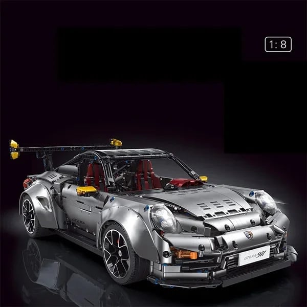 DIY version 1:8 Scale Super Car Building Kit with Creative Building Toys for Adults