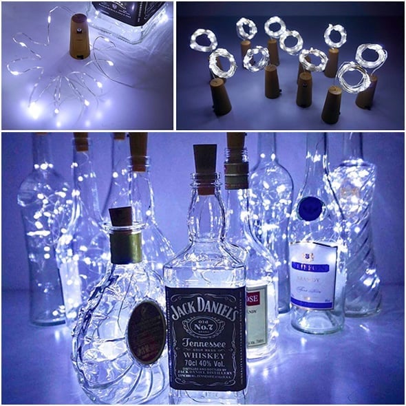 BOTTLE LIGHTS ( Battery Included - Replaceable ) 