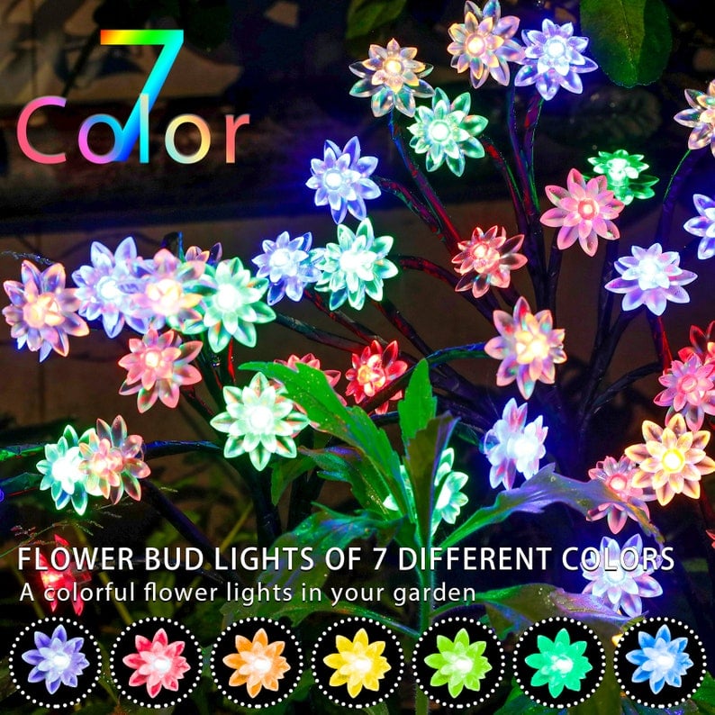 🔥IP65 Waterproof Solar Powered Fairy Flower Lights