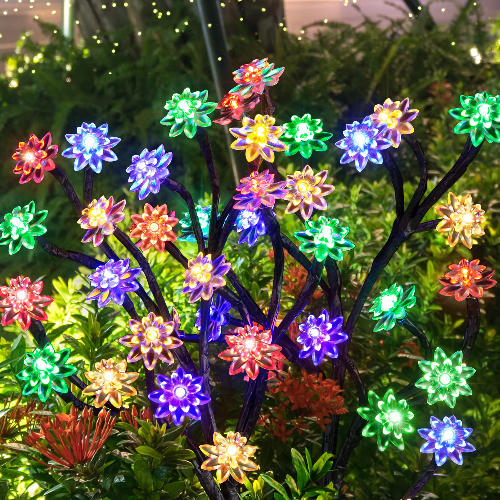 🔥IP65 Waterproof Solar Powered Fairy Flower Lights