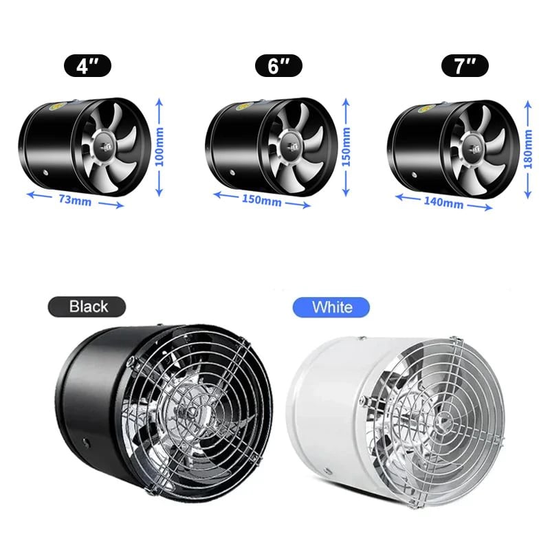 Super SuctionMultifunctional Powerful Mute Exhaust Fan 