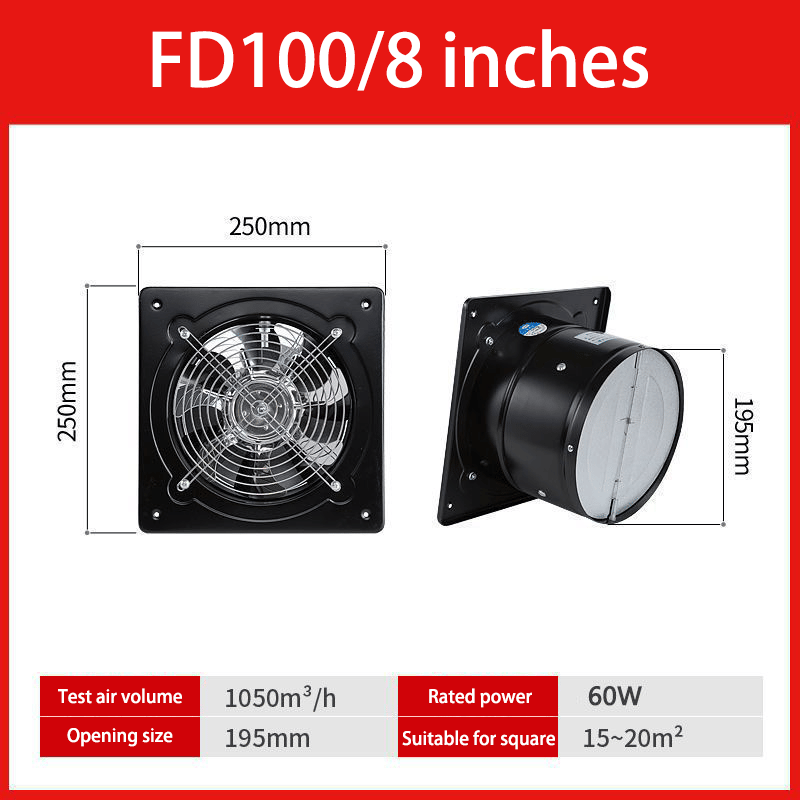 Multifunctional Powerful Mute Exhaust Fan 