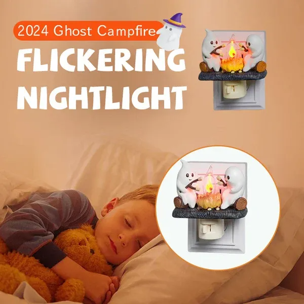 2024 Ghost Campfire Flickering Nightlight✨🔥👻(BUY 2 FREE SHIPPING)