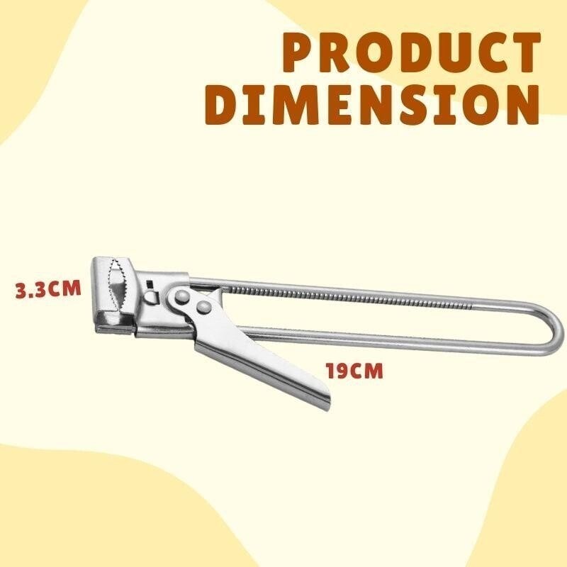 Adjustable Stainless Steel Can Opener 