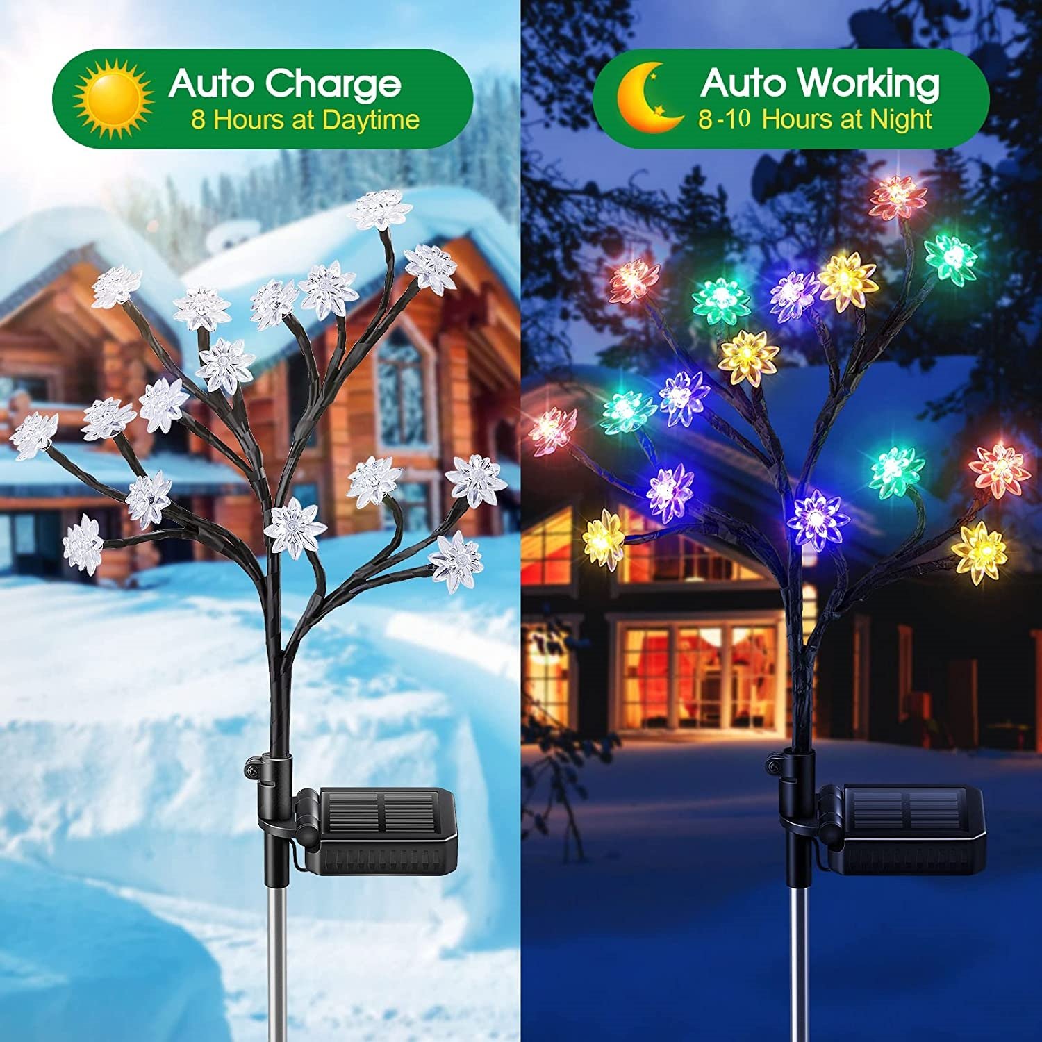 🔥IP65 Waterproof Solar Powered Fairy Flower Lights