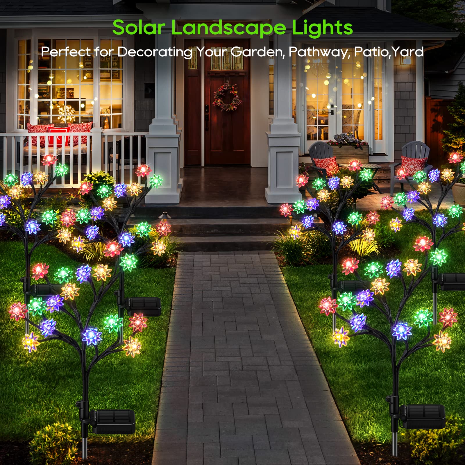 🔥IP65 Waterproof Solar Powered Fairy Flower Lights