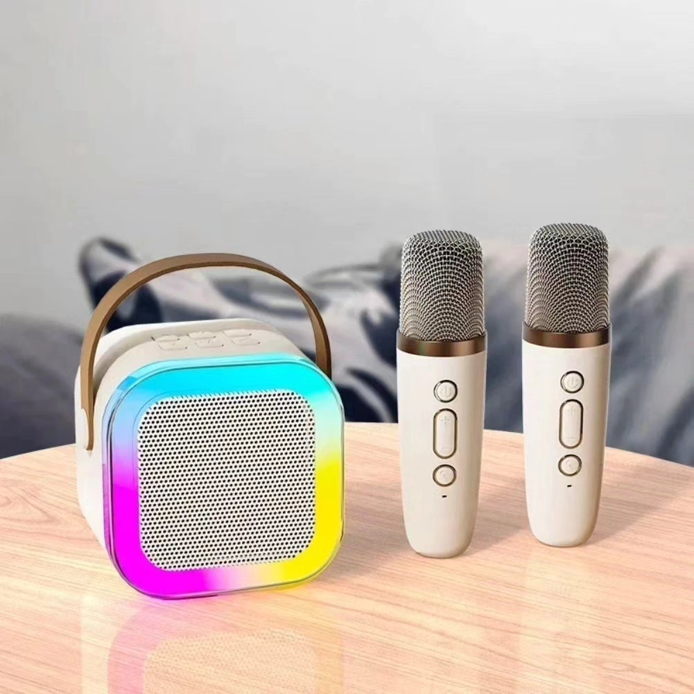 Best Gift Kids : Bluetooth Speaker with Karaoke Mic & RGB Lights