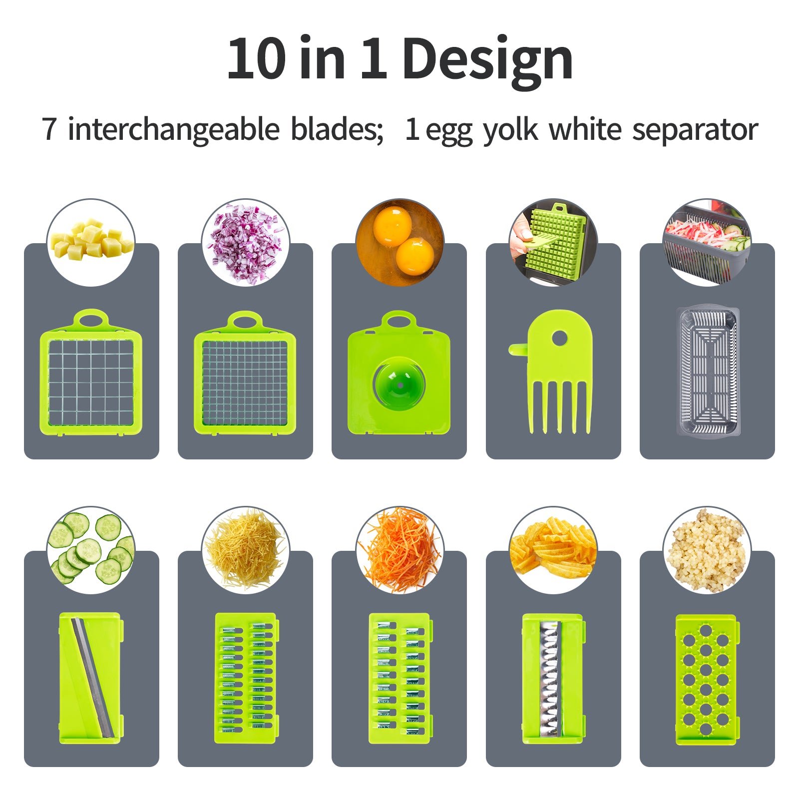 15 in 1 Multifunctional vegetable chopper 