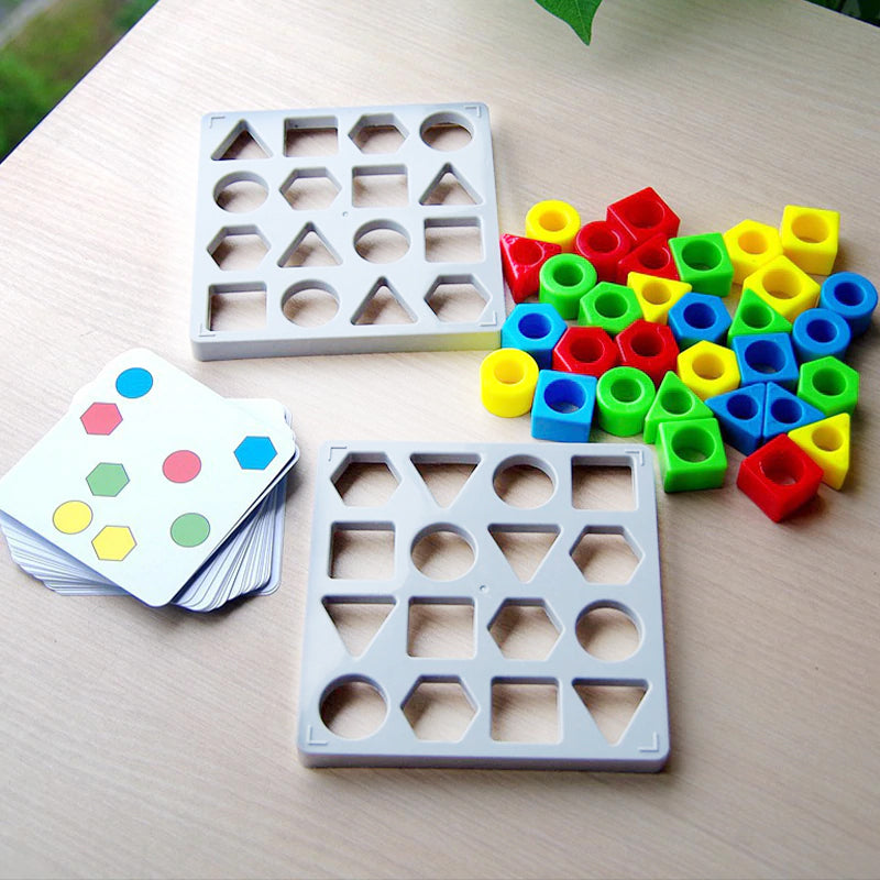 Shape Matching Game Color Sensory Educational Toy